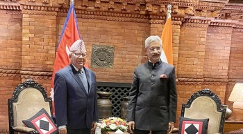 अध्यक्ष नेपाल र भारतीय विदेशमन्त्रीबीच भेट