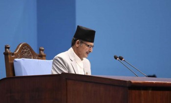 आसन्न निर्वाचनमा उम्मेदवार नबन्ने अग्निप्रसाद सापकोटाको घोषणा 