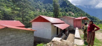 अर्खले गाउँका पहिरोपिडितलाई नयाँ घर