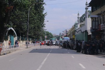 राष्ट्रपतिविरुद्ध नेविसंघको प्रदर्शन, विद्यार्थी र प्रहरीबीच झडप 